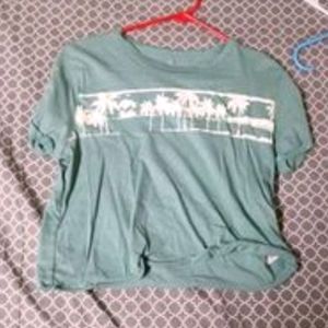 Soft crop top t shirt